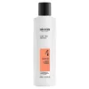 Nioxin System 4 Scalp + Hair Shampoo, szampon wzmacniający włosy farbowane, z postępującym przerzedzeniem, 300 ml