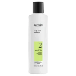 Nioxin System 2 Shampoo, szampon do włosów naturalnych z postępującym przerzedzeniem, 300 ml