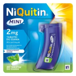 Niquitin Mini, 2 mg, tabletki do ssania, 20 szt., pojemnik