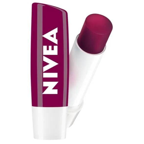 Nivea Blackberry Shine, pielęgnująca pomadka do ust, 4,8 g