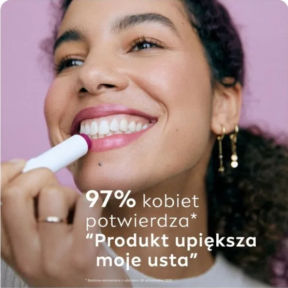 Nivea Blackberry Shine, pielęgnująca pomadka do ust, 4,8 g