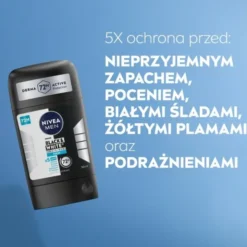 Nivea Men Black&White Fresh, antyperspirant w sztyfcie, 50 ml