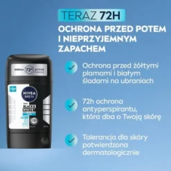 Nivea Men Black&White Fresh, antyperspirant w sztyfcie, 50 ml