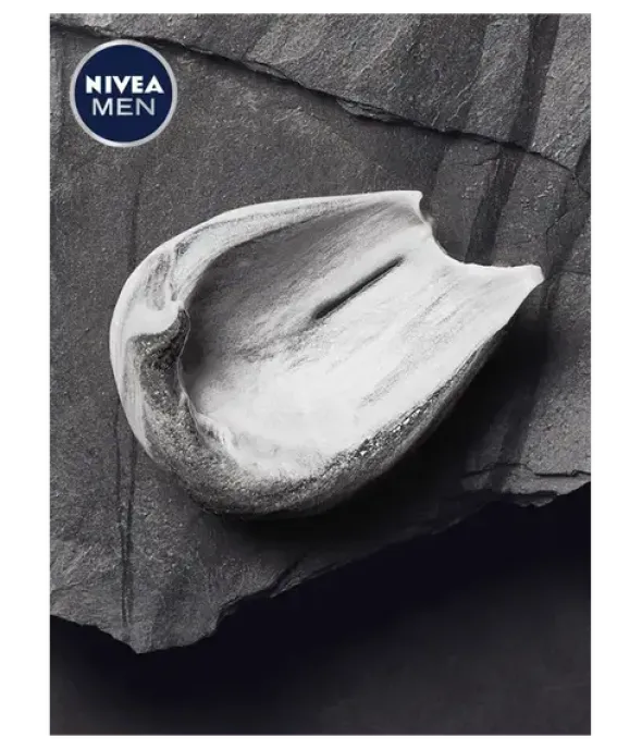 Nivea Men, żel do golenia z aktywnym węglem, Deep, 200 ml