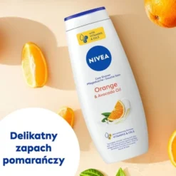 Nivea Soft Care, żel pod prysznic Orange & Avocado Oil, 500 ml