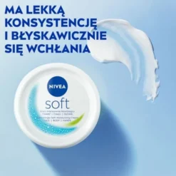 Nivea Soft, intensywnie nawilżający krem, 300 ml