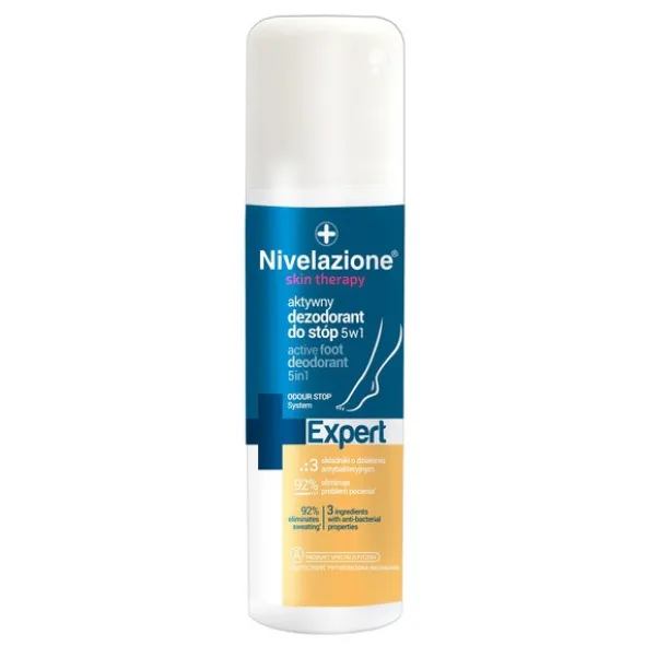 Nivelazione Expert, aktywny dezodorant do stóp 5w1, 150 ml
