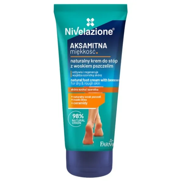 Nivelazione, naturalny krem do stóp z woskiem pszczelim, 75 ml