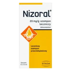 Nizoral, 20 mg/g, szampon leczniczy, saszetki, 6 ml, 6 szt.