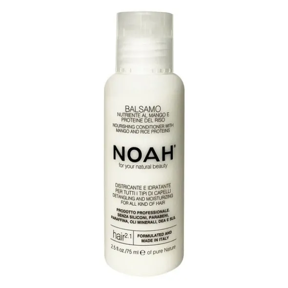 NOAH, mini odżywka ułatwiająca rozczesywanie z mango i proteinami ryżowymi, 75 ml