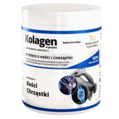 Noble Health Kolagen + glukozamina i witamina C, proszek, 100 g