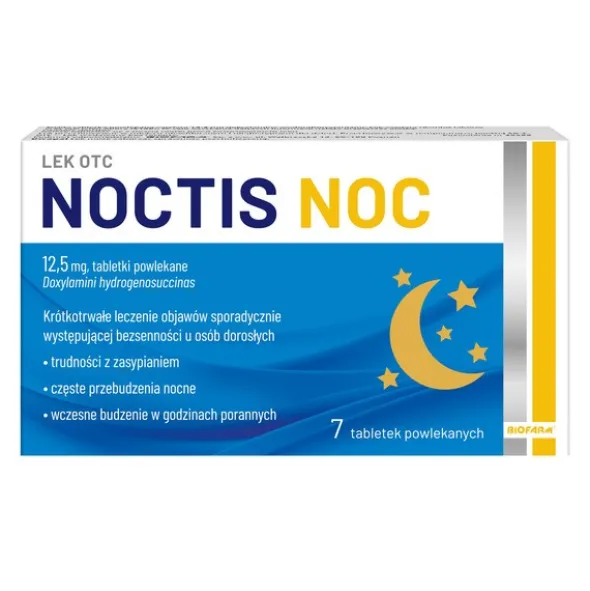 Noctis Noc, 12,5 mg, tabletki powlekane, 7 szt.