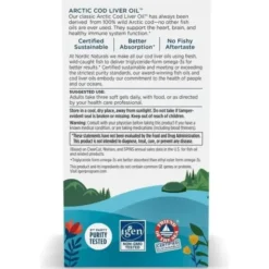Nordic Naturals Arctic Cod Liver Oil 750 mg, kapsułki, 90 szt.