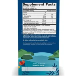Nordic Naturals Arctic Cod Liver Oil 750 mg, kapsułki, 90 szt.