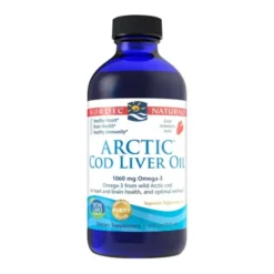 Nordic Naturals, Arctic Cod Liver Oil 1060 mg Strawberry, płyn, 237 ml