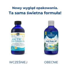 Nordic Naturals Arctic-D Cod Liver Oil Lemon, płyn, 237 ml