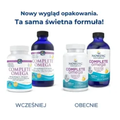 Nordic Naturals, Complete Omega 1270 mg, płyn, smak cytrynowy, 237 ml