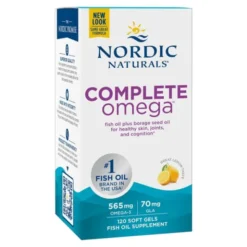 Nordic Naturals, Complete Omega 565 mg, smak cytrynowy, kapsułki, 120 szt.