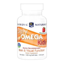 Nordic Naturals, Daily Omega Kids, kapsułki, smak truskawkowy, 30 szt.
