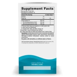 Nordic Naturals, DHA 830 mg, smak truskawkowy, kapsułki, 90 szt.