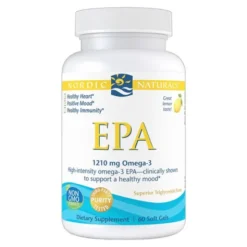 Nordic Naturals, EPA 1210 mg, smak cytrynowy, kapsułki, 60 szt.