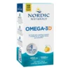 Nordic Naturals, Omega-3D 690 mg, kapsułki, smak cytrynowy, 120 szt.
