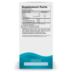 Nordic Naturals, Omega-3D 690 mg, kapsułki, smak cytrynowy, 120 szt.