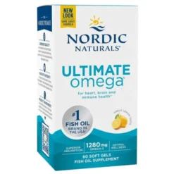Nordic Naturals Ultimate Omega 1280 mg, kapsułki, smak cytrynowy, 60 szt.