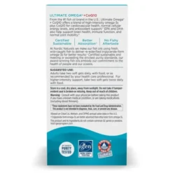 Nordic Naturals Ultimate Omega 1280 mg + CoQ10 100 mg, kapsułki, smak cytrynowy, 120 szt.