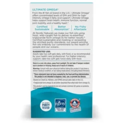 Nordic Naturals Ultimate Omega, kapsułki, smak cytrynowy, 180 szt.
