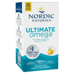 Nordic Naturals Ultimate Omega, kapsułki, smak cytrynowy, 180 szt.
