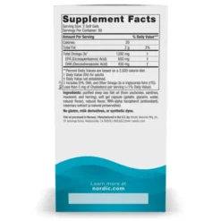 Nordic Naturals Ultimate Omega, kapsułki, smak cytrynowy, 180 szt.