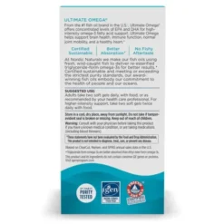 Nordic Naturals Ultimate Omega 1280 mg, kapsułki, smak cytrynowy, 120 szt.