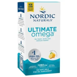 Nordic Naturals Ultimate Omega 1280 mg, kapsułki, smak cytrynowy, 120 szt.