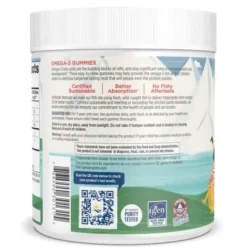Nordic Omega-3 Gummies, 82 mg Tangerine Treats, żelki, 120 szt.