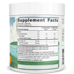 Nordic Omega-3 Gummies, 82 mg Tangerine Treats, żelki, 120 szt.