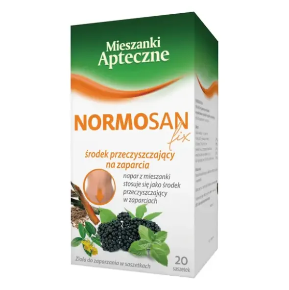 Normosan fix, zioła do zaparzania, 1,4 g, 20 szt.