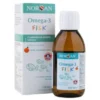 Norsan Omega-3 Fisk, olej, smak pomarańczowy, 150 ml