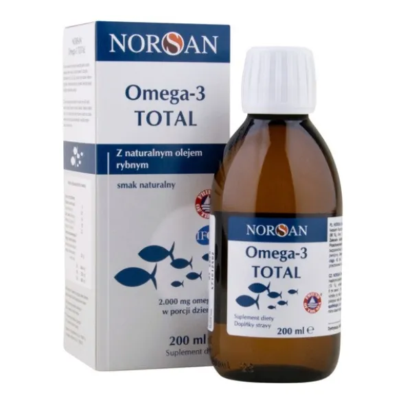 Norsan Omega-3 Total, olej, 200 ml
