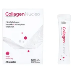 Norsa Pharma Collagen Nucleo, saszetki z proszkiem, smak waniliowy, 30 szt.