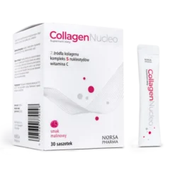 Norsa Pharma Collagen Nucleo, saszetki z proszkiem, smak waniliowy, 30 szt.
