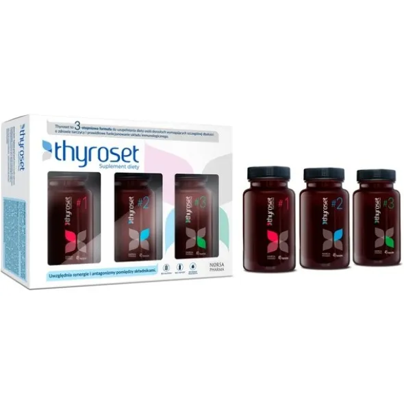 Norsa Pharma Thyroset, kapsułki, 135 szt. (3 x 45 szt.)