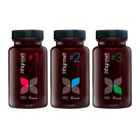 Norsa Pharma Thyroset, kapsułki, 135 szt. (3 x 45 szt.)
