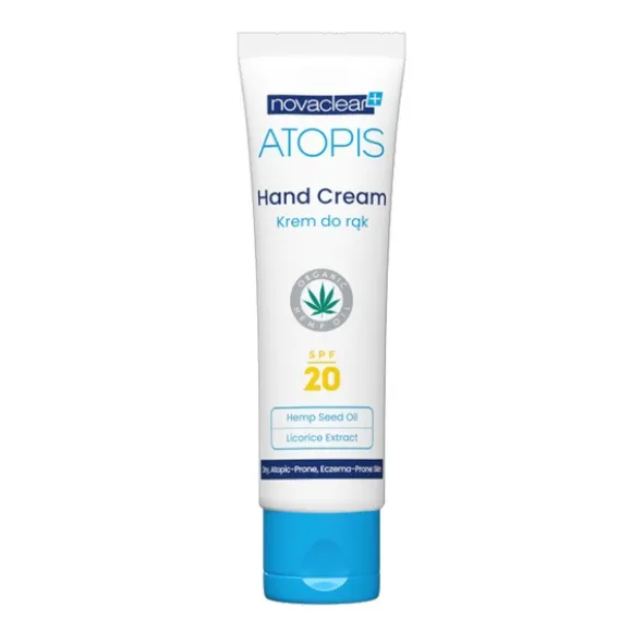 Novaclear Atopis, krem do rąk z organicznym olejem z konopii, 50 ml