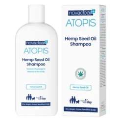 Novaclear Atopis, szampon z organicznym olejem konopnym, 250 ml