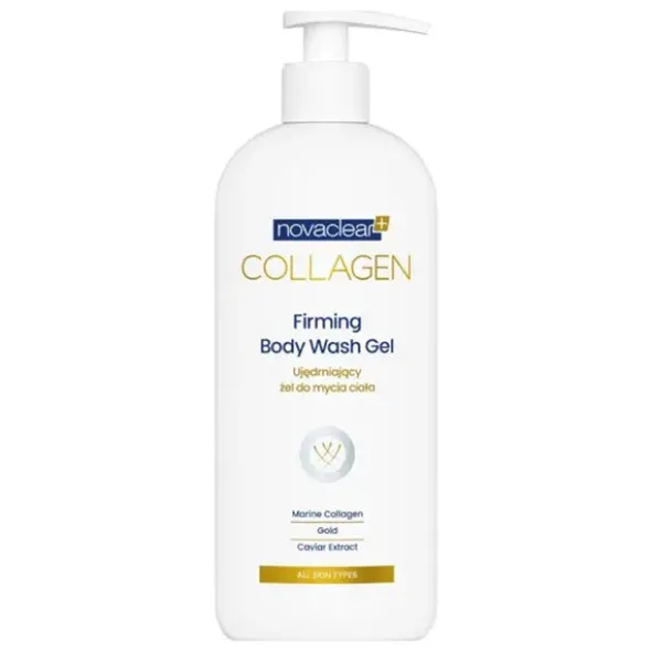 Novaclear Collagen, ujędrniający żel do mycia ciała, 500 ml