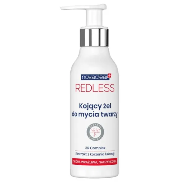 Novaclear Redless, kojący żel do mycia twarzy, 150 ml