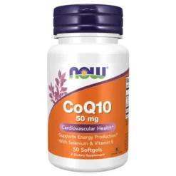 Now Foods CoQ10 z selenem i witaminą E 50 mg, kapsułki, 50 szt.