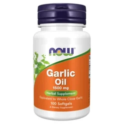 Now Foods Garlic Oil, 1500 mg, kapsułki, 100 szt.