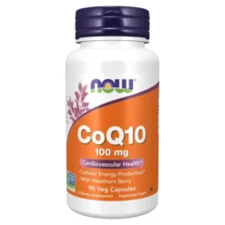 Now Foods, Koenzym Q10 100 mg z głogiem, kapsułki, 90 szt.